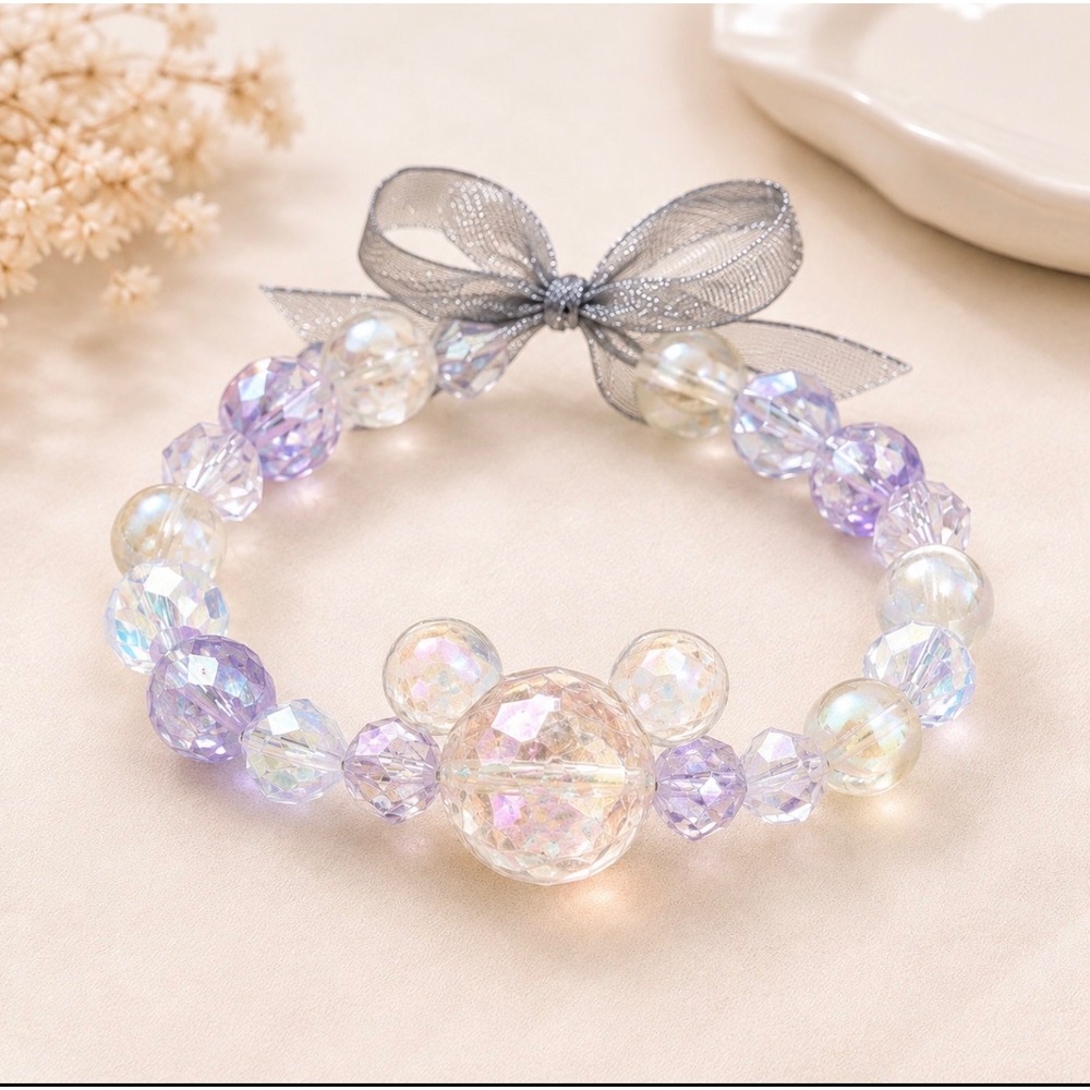 Disney Parks Walt Disney World 50th Anniv Mickey Mouse Iridescent Bracelet